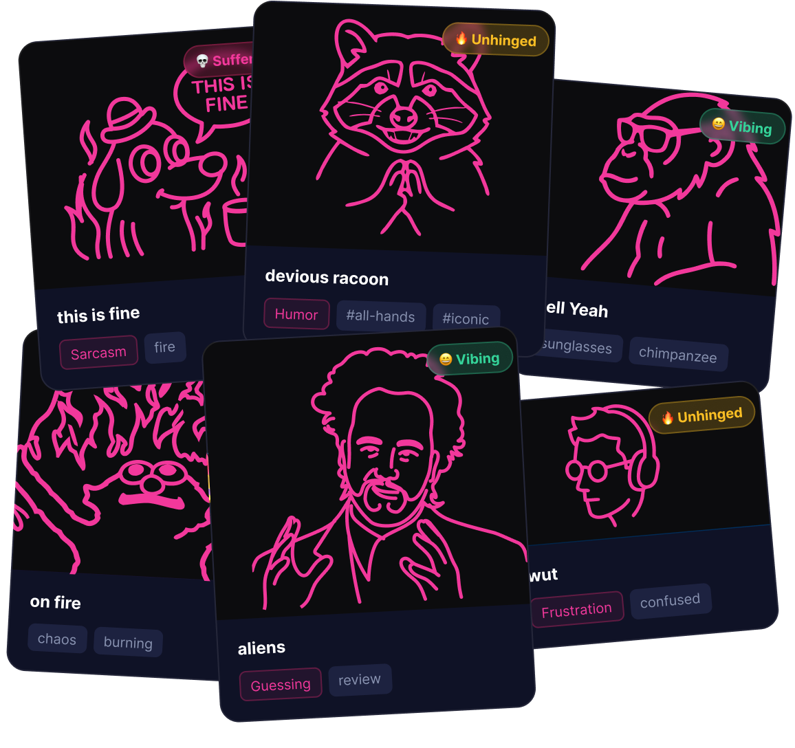 Meme cards collection